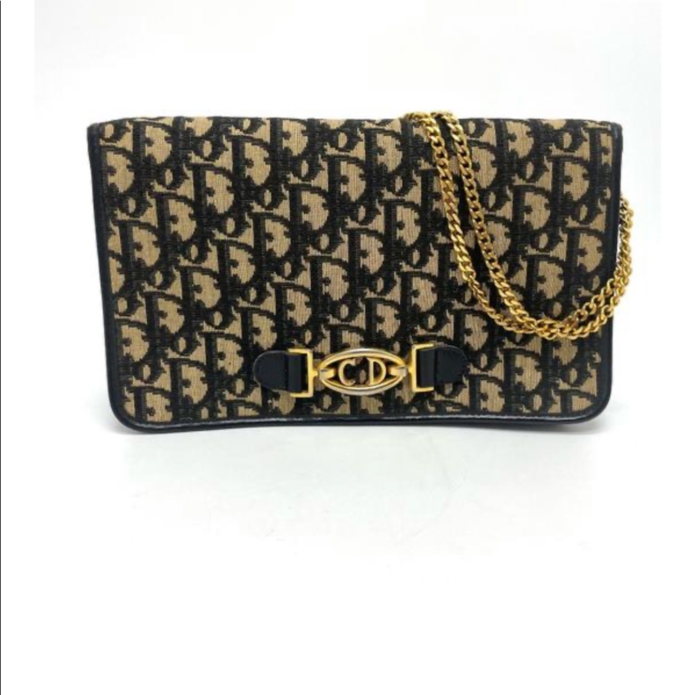 Dior vintage Trotter shoulder bag